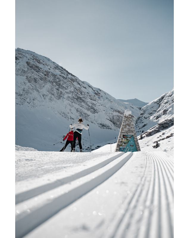 Itinéraire ski de fond Grande Boucle Manchet_Val-d'Isère - Val d'Isère Tourisme - Yann Allegre