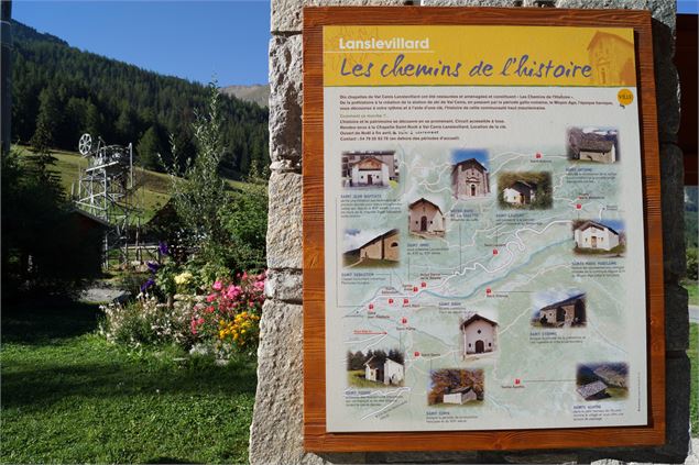 Plan du circuit des Chemins de l'Histoire - Jean-François Durand