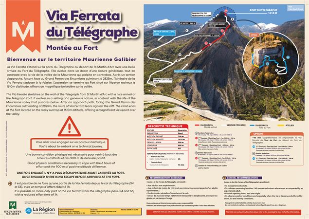 Via Fort Les Via Ferrata du Fort du Télégraphe à Saint-Michel-de-Maurienne