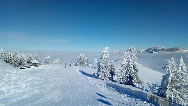 Piste rouge les Airelles -Hirmentaz - OT Alpes du Léman -Gilles Place