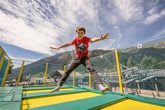 Parc attraction chamonix trampolines enfants - Alexandre Juillet