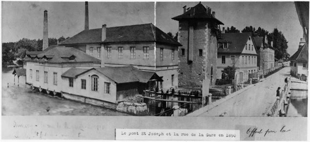 N° inv. 63, Ateliers textile de la Manufacture d’Annecy sur l’Ile Saint Joseph, 1890, coll. G. Grand