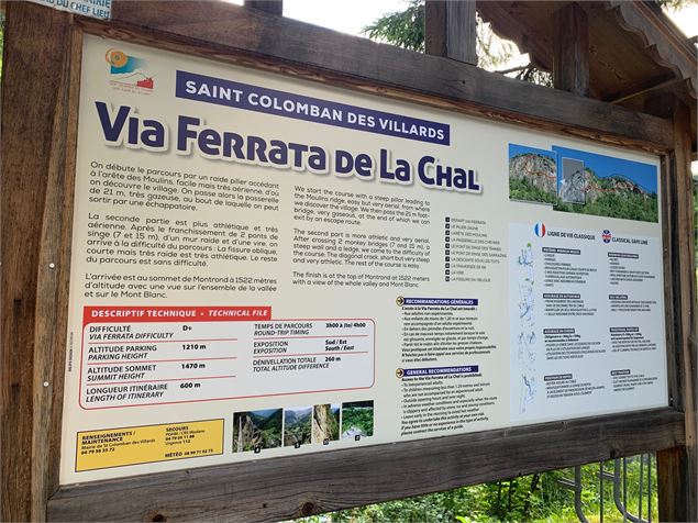 Via ferrata La Chal - Sabrina TALBOT