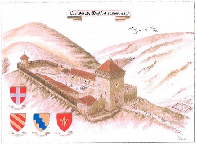 Montfort - Dessin Robert Charnet - scalland
