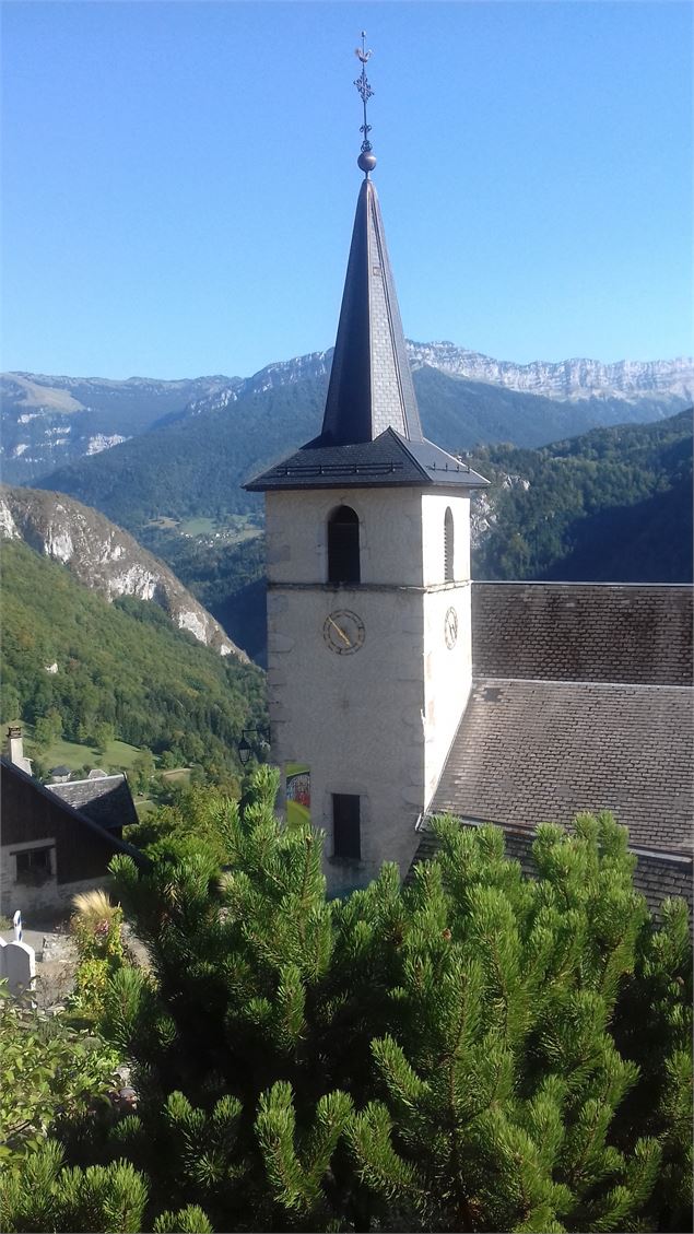 L'église de Corbel - Evelyne Philippe