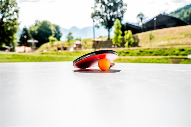 Ping-pong : tables au Village_Le Grand-Bornand - Ping-pong : tables au Village_Le Grand-Bornand