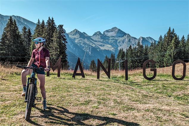 Piste verte descendante Marmotton_Manigod - Tilby Vattard