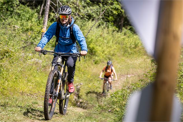 Piste verte descendante Aiglon_Manigod - Tilby Vattard