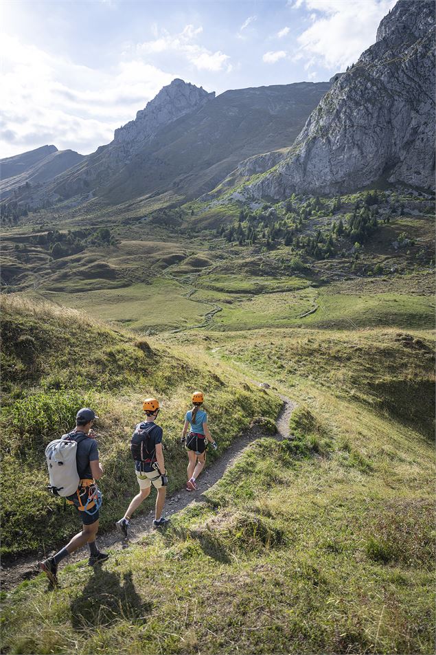 Via ferrata du Grand-Bornand - La tour du Jallouvre - C.Cattin AlpcatMedias-Le Grand-BornaC.Cattin A