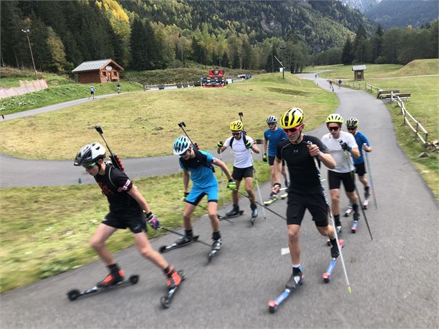 Ski roue avec Alpinum aux Contamines Montjoie - Antoine Collomb Patton