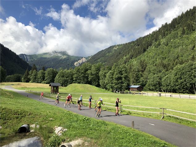 Ski roue avec Alpinum aux Contamines Montjoie - Antoine Collomb Patton