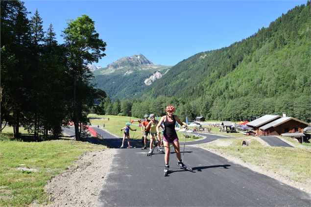 Ski roue avec Alpinum aux Contamines Montjoie - Antoine Collomb Patton