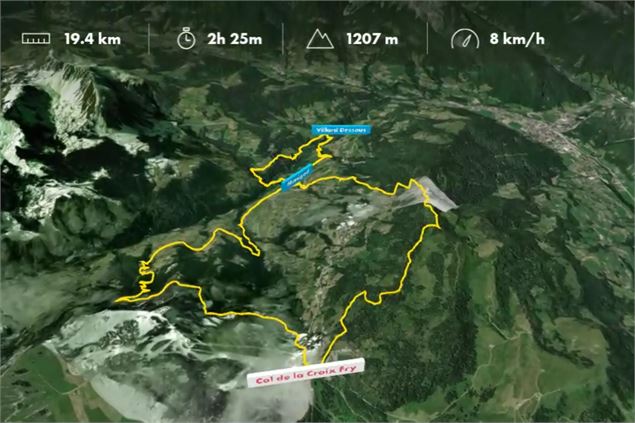 Trail 20 km Col de la Croix Fry_Manigod - OT Manigod