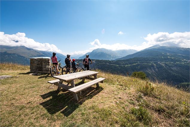 Tableau d'orientation au col d'Albanne - Alban Pernet