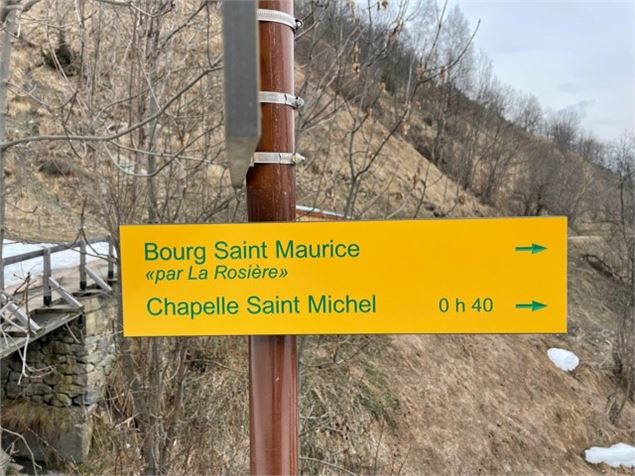 Boucle des Échines puis le Pont du Moulin - Les Arcs