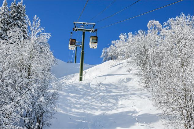 Télécabine en hiver - OT ST GERVAIS