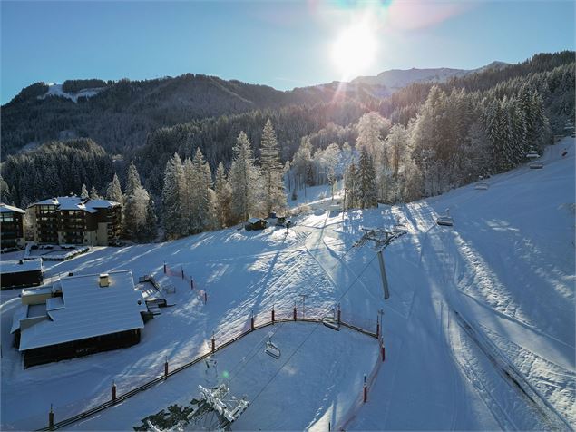 Télésiège du Sairon en hiver - Haut-Giffre Tourisme