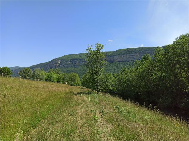 Vue sur le Bugey depuis le sentier - K.Tranchina