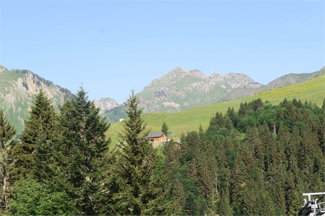 Le Mont Caly depuis le Col de l'Encrenaz_La Côte-d'Arbroz - Victor Demilly / Vallée d'Aulps Tourisme