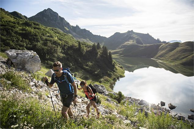 Randonnée au Lac de Lessy Le Grand-Bornand - T.Vattard - Le Grand-Bornand tourisme