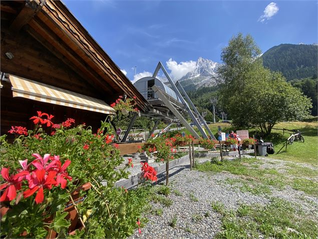 Le glacier des Bossons