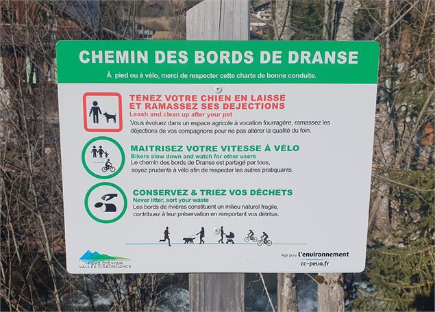 Bords de Dranse bonne conduite