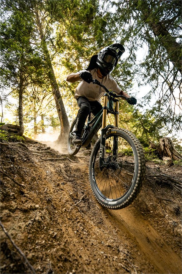 Piste VTT Coup de fouet du Bike Park de Châtel - L.Meyer - Châtel