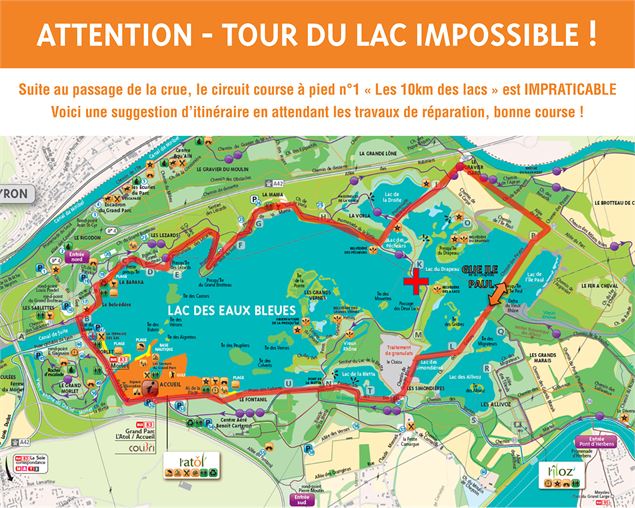 Plan circuit avec déviation - La HORS DE Christophe Millot