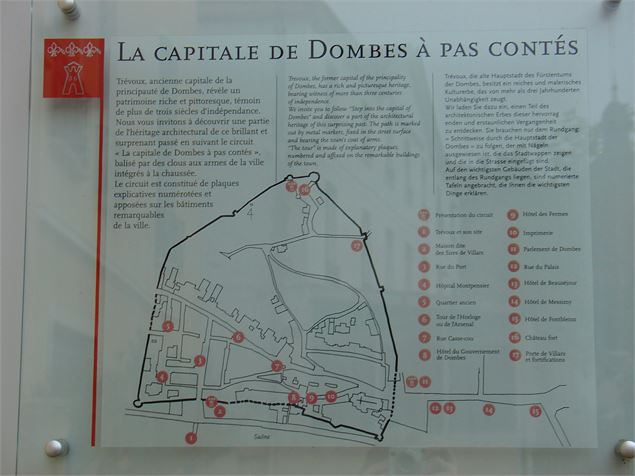 Une plaque du circuit