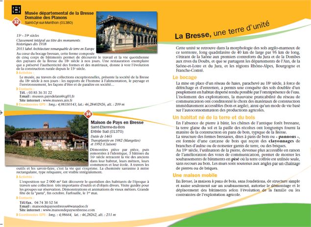 Mystères et cheminées de Bresse