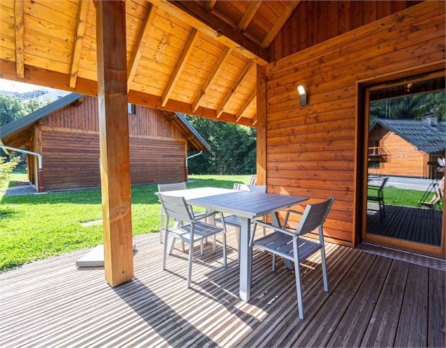 terrasse chalet - Val de Tamié