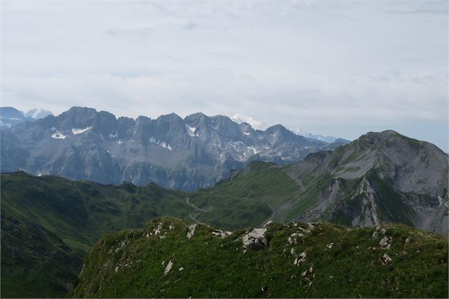 Vue Mont Blanc - Victor Demilly / Vallée d'Aulps Tourisme
