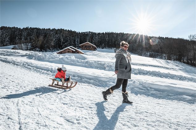 Piste de luge du Rosay - C.Hudry