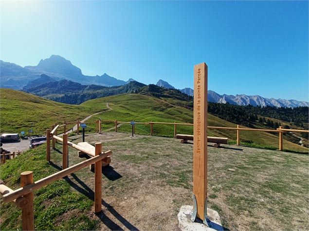 Départ du sentier géologique - G. Cobret - Le Grand-Bornand Tourisme