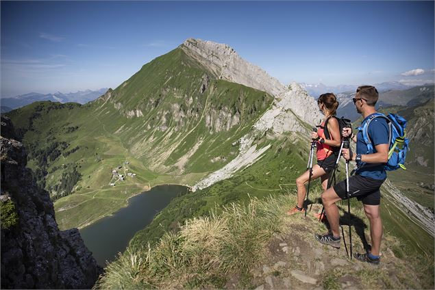 Randonnée au Lac de Lessy Le Grand-Bornand - T.Vattard - Le Grand-Bornand tourisme