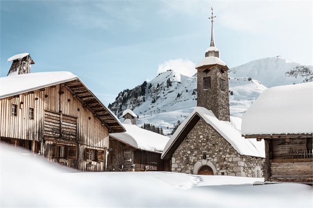 Chapelle du Chinaillon l'hiver - C. Hudry