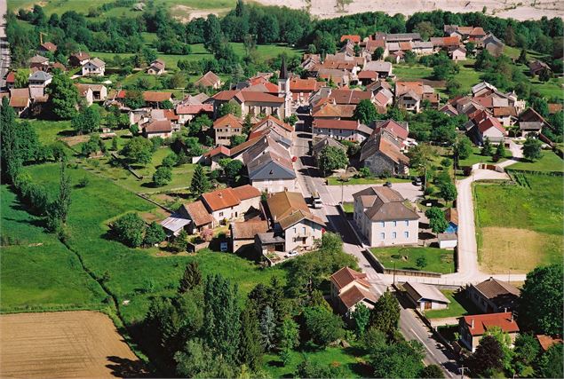 Vue aérienne Contrevoz - Laurent Madelon - CCBS
