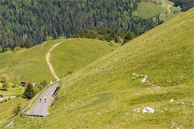 Circuit vélo : Le Grand Colombier et le col de la Biche depuis les Plans d'Hotonnes_Haut Valromey -