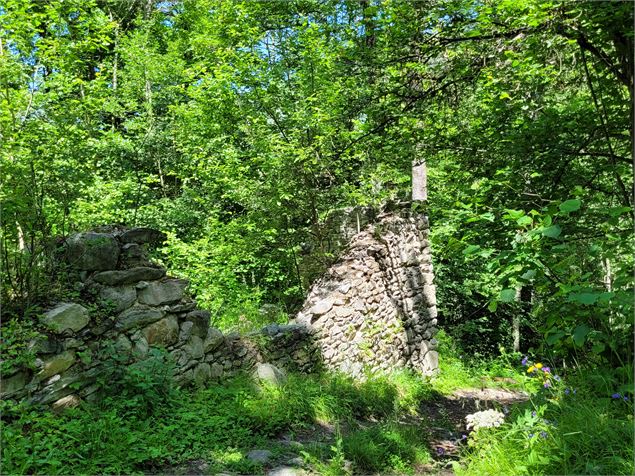Vestige habitation sur la boucle Cul de l'Ane - Bozel - Séverine Varrot