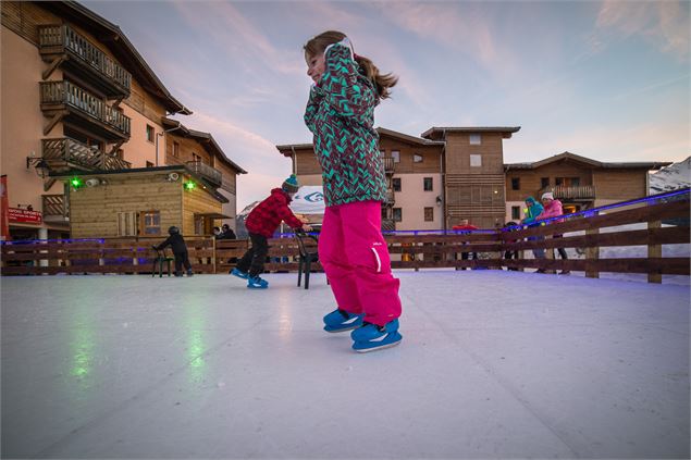 patinoire à Aussois