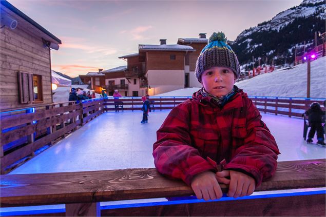 Patinoire du front de neige d'Aussois