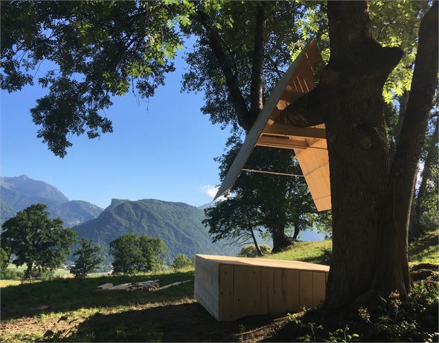 Cabane n°7 : Le toit - Sources du lac d'Annecy